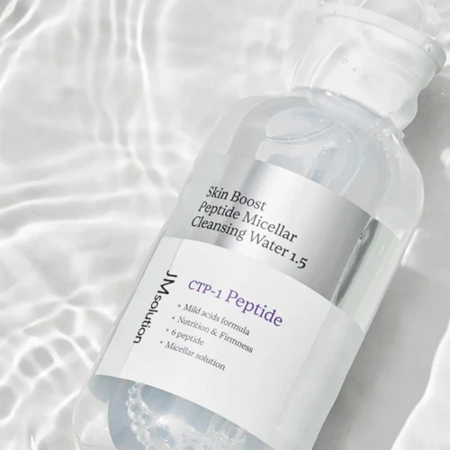 Мицеллярная вода JMsolution Skin Boost Peptide Micellar Cleansing Water 1.5 500ml