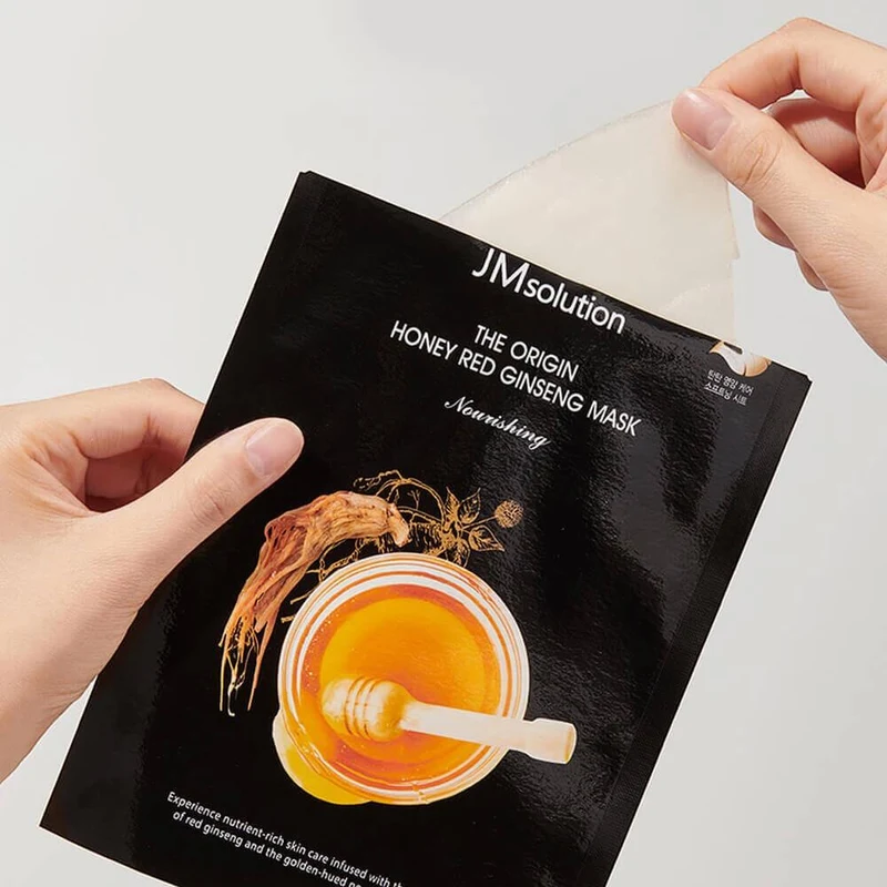 Маска для лица JMsolution The Origin Honey Red Ginseng Mask 2