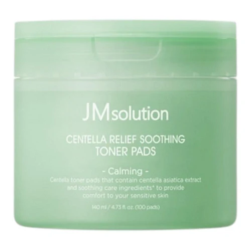 Pad-ri pentru fata JMsolution Centella Relief Soothing Toner Pads 100pcs