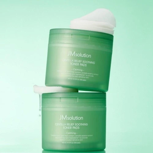 Pad-ri pentru fata JMsolution Centella Relief Soothing Toner Pads 100pcs