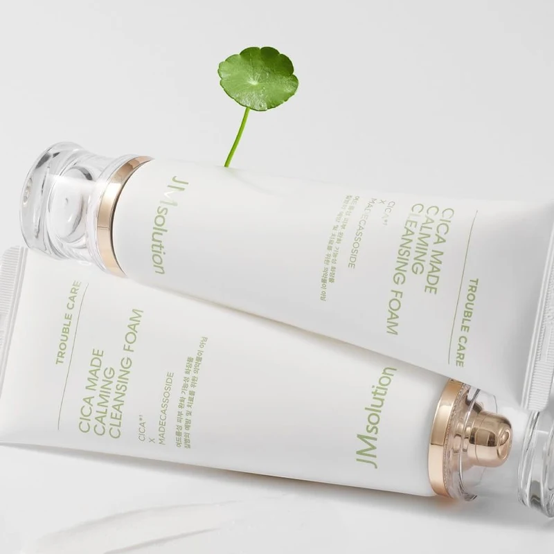 Пенка для очищения лица JMsolution Cica Made Calming Cleansing Foam 120ml 2