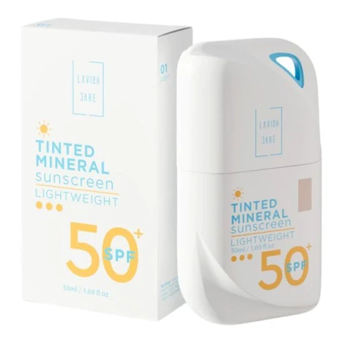 Crema cu protectie solara Lavish Care Tinted Mineral Sunscreen Lightweight SPF50