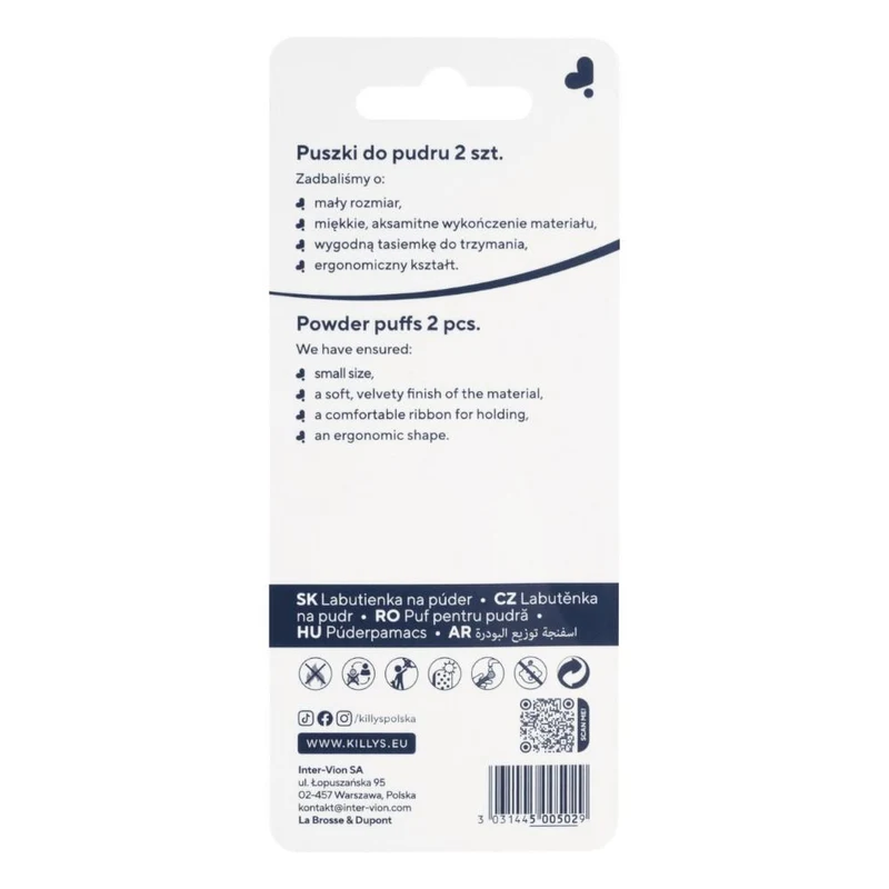 Aplicator p/u machiaj KillyS Small Powder Puffs  2 pcs. 3