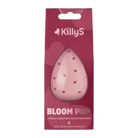 Burete aplicator pentru fond de ten KillyS Bloom Pop 3D Makeup Sponge - Heart Motif