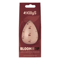 Burete aplicator pentru fond de ten KillyS loom Pop 3D Makeup Sponge - Cherry Blossom Motif