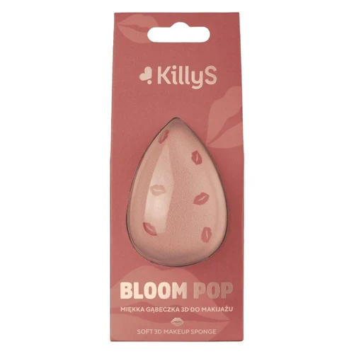 Burete aplicator pentru fond de ten KillyS Bloom Pop 3D Makeup Sponge - Lip Motif