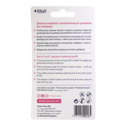 Aplicator p/u machiaj KillyS Makeup Puffs 2pcs.