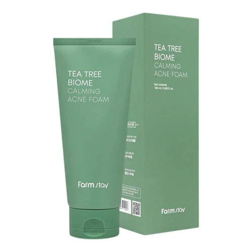 Пенка для очищения лица FarmStay Tea Tree Biome Calming Acne Foam 180 ml