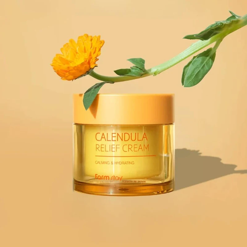 Cremă de faţă Farmstay Calendula Relief Cream 80 ml 2