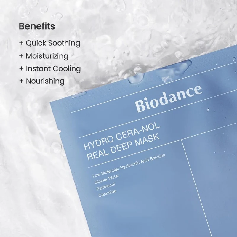 Маска для лица BIODANCE Hydro Cera-nol Real Deep Mask 3