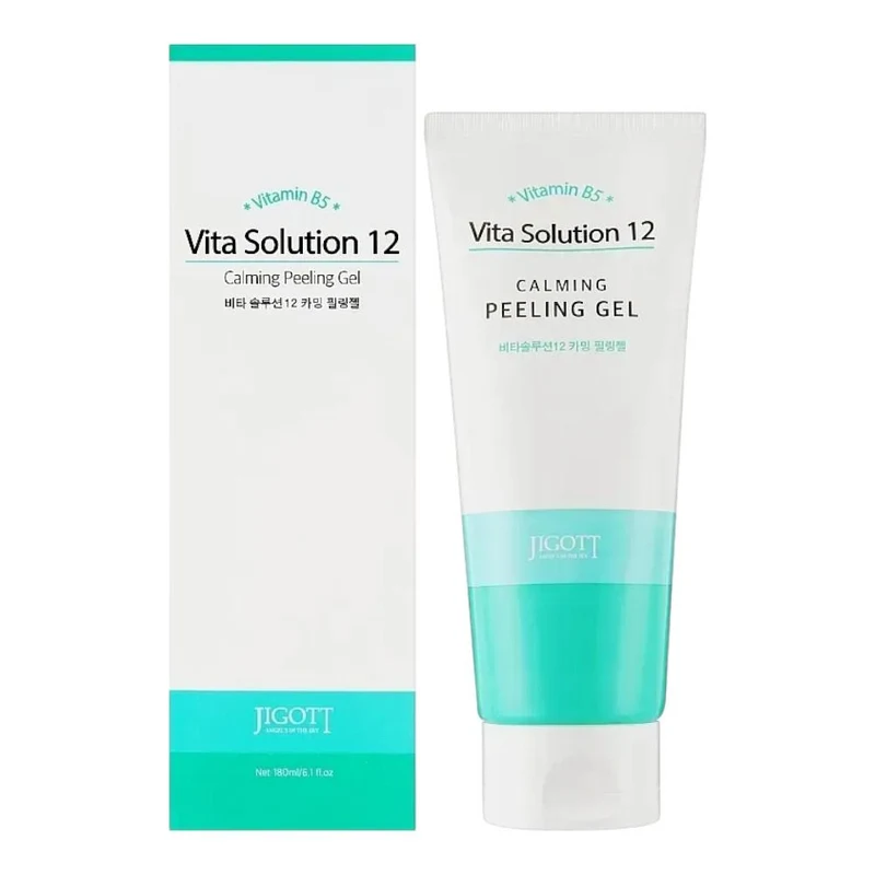 Exfoliant de fata Jigott Vita Solution 12 Calming Peeling Gel 180ml 2