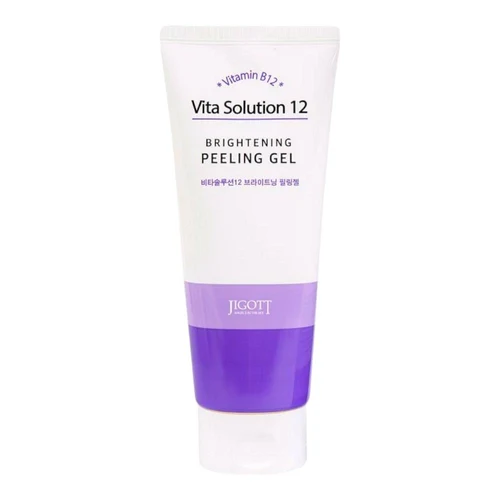 Скраб для лица Jigott Vita Solution 12 Brightening Peeling Gel 180ml