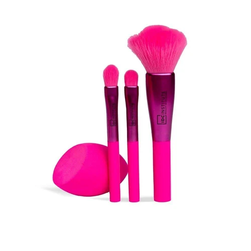 Set pensule p/u machiaj IDC Institute Makeup Brushes & Blender Set 4pcs