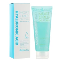 Spuma p/u curatarea fetei Farmstay Hyaluronic Acid Moist & Mild Gel Foam 200ml