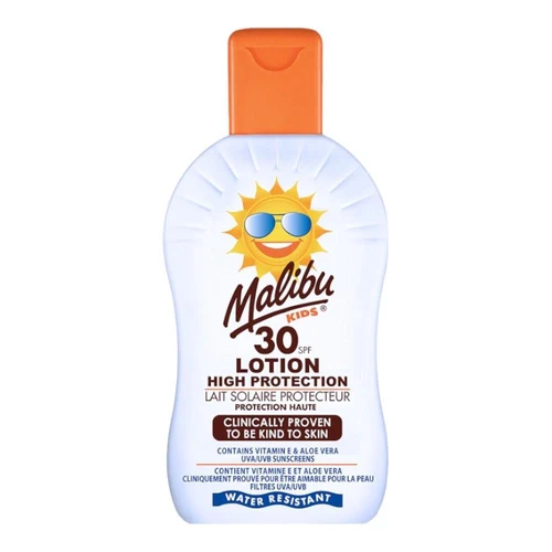 Lotiune cu protectie solara Malibu Kids Lotion SPF 30 200ml