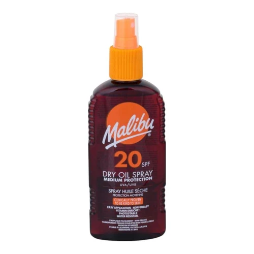 Масло для загара Malibu Dry Oil Spray SPF 20 200ml