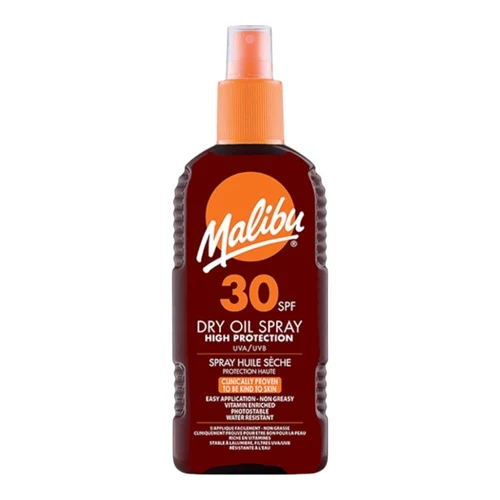 Масло для загара Malibu Dry Oil Spray SPF30 200ml
