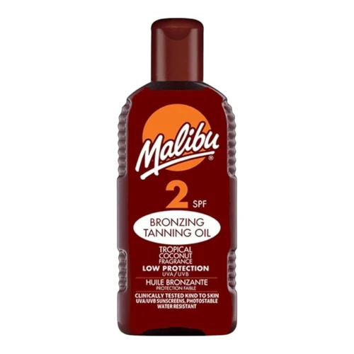 Масло для загара Malibu Bronzing Tanning Oil SPF2 200ml