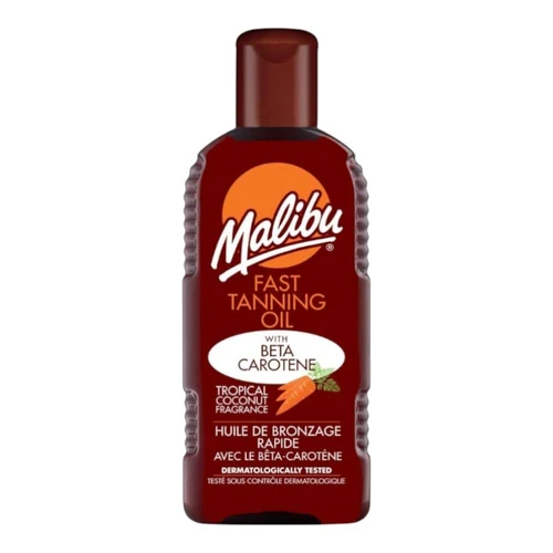 Масло для загара Malibu Fast Tanning Oil Beta Carot  200ml