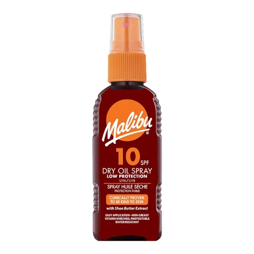 Масло для загара Malibu SPF10 Dry Oil Spray 200ml