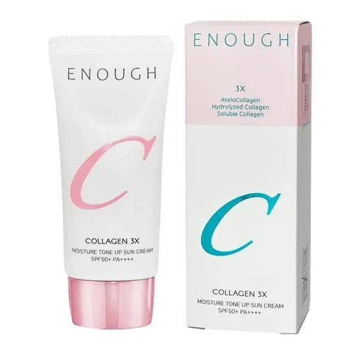 Солнцезащитный крем ENOUGH Collagen 3X Moisture Tone-Up Sun Cream 50g