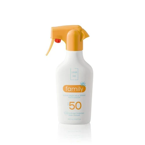 Spray cu protectie solara Lavish Care Family Sunscreen Milk Spray SPF 50 300ml