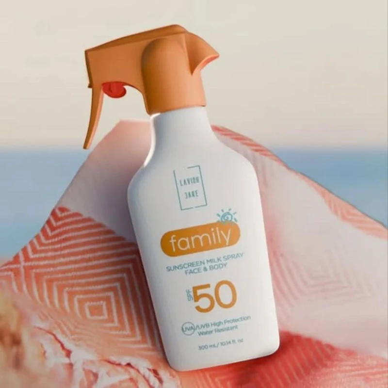 Солнцезащитный спрей Lavish Care Family Sunscreen Milk Spray SPF 50 300ml 3