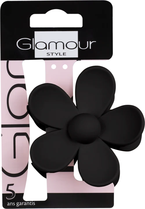 Accesoriu par Glamour Flower Hair Claw Large Black