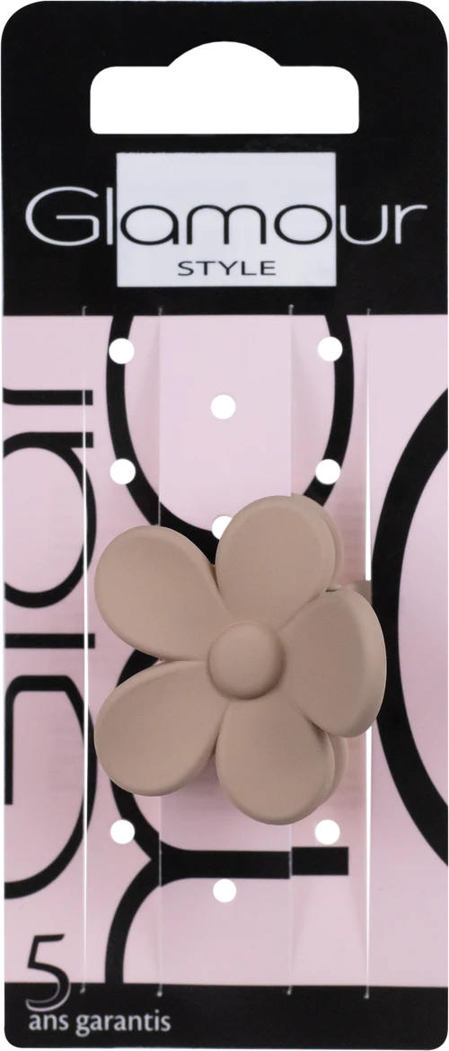 Accesoriu par Glamour Small Beige Flower Hair Claw