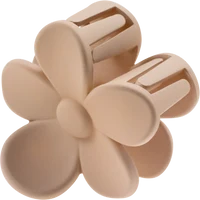Accesoriu par Glamour Small Beige Flower Hair Claw 3