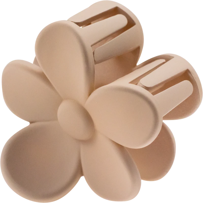 Accesoriu par Glamour Small Beige Flower Hair Claw 3