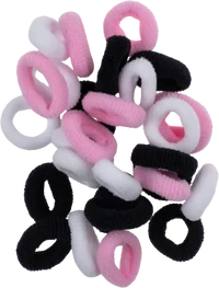 Accesoriu par Glamour 30‑Piece Small Color‑Mix Hair Tie Set 2