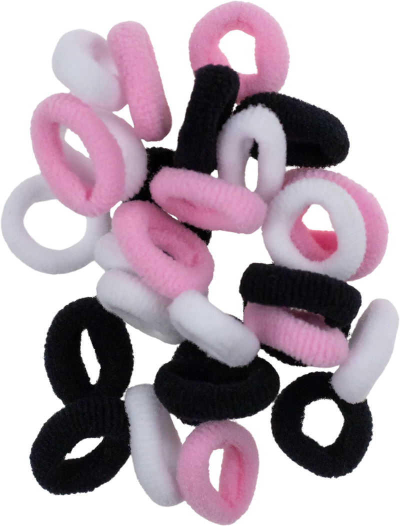 Accesoriu par Glamour 30‑Piece Small Color‑Mix Hair Tie Set 2