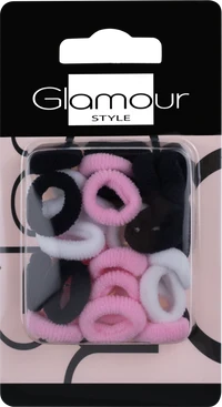 Accesoriu par Glamour 30‑Piece Small Color‑Mix Hair Tie Set