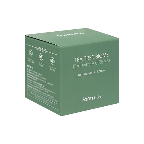 Cremă de faţă Farmstay Tea Tree Biome Calming Cream 80 ml