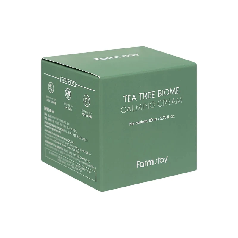 Крем для лица Farmstay Tea Tree Biome Calming Cream 80 ml 2