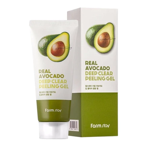 Gel peeling pentru fata Farmstay Real Avocado Deep Clear Peeling Gel 100 ml