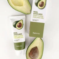 Gel peeling pentru fata Farmstay Real Avocado Deep Clear Peeling Gel 100 ml 3