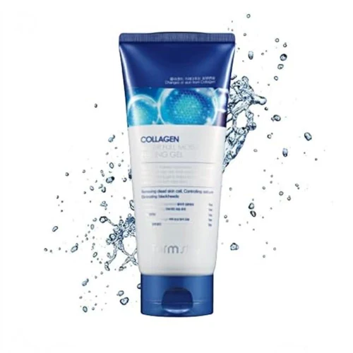 Gel peeling pentru fata Farmstay Collagen Waterfull Moist Peeling Gel 180 ml