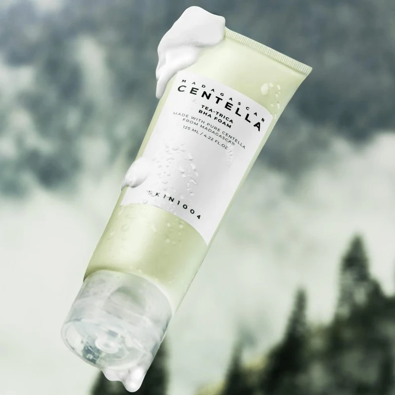 Spuma de curatare p/u fata Skin1004 Madagascar Centella Tea-Trica BHA Foam 125 ml 3