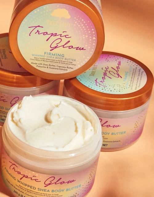Unt de corp Tree Hut Tropic Glow Whipped Body Butter 240g