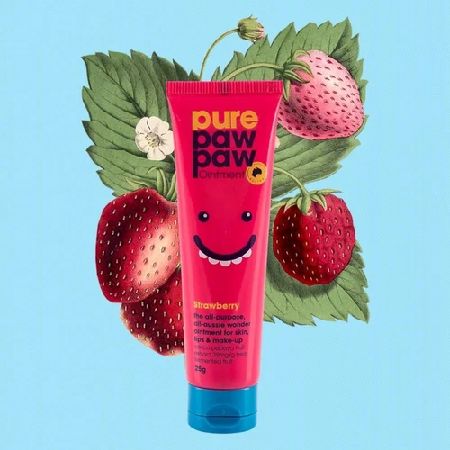 Balsam de buze Pure Paw Paw Lip Balm Strawberry 25g