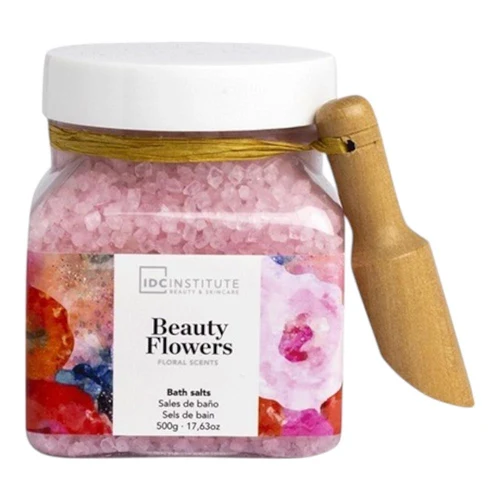 Sare de baie IDC Institute Beauty Flowers Bath Salts 500g