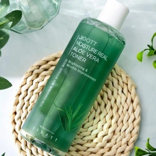 Tonic p/u fata Jigott Moisture Real Aloe Vera Toner 300ml