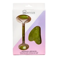 Инструмент для массажа лица IDC Institute Jade Roller And Jade Gua Sha