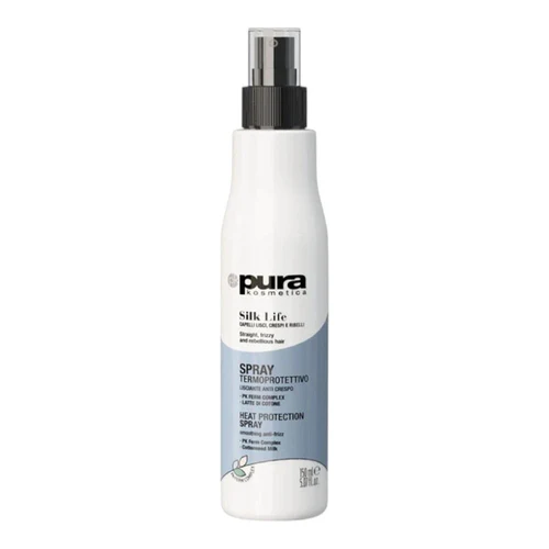 Spray pentru păr Pura Kosmetica Silk Life Straight Hair Heat Protection Spray 150ml