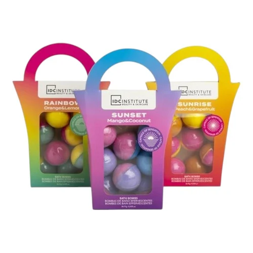 Шипучая бомба для ванны IDC Institute Cocktail Bath Bombs Bag 8*15g