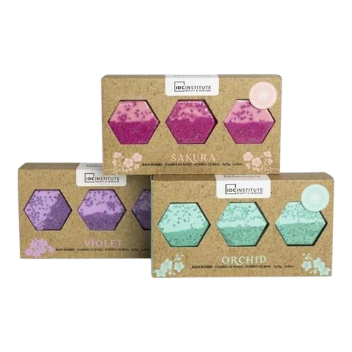 Шипучая бомба для ванны IDC Institute Zen Bath Bombs Tablets 3 x 35 g