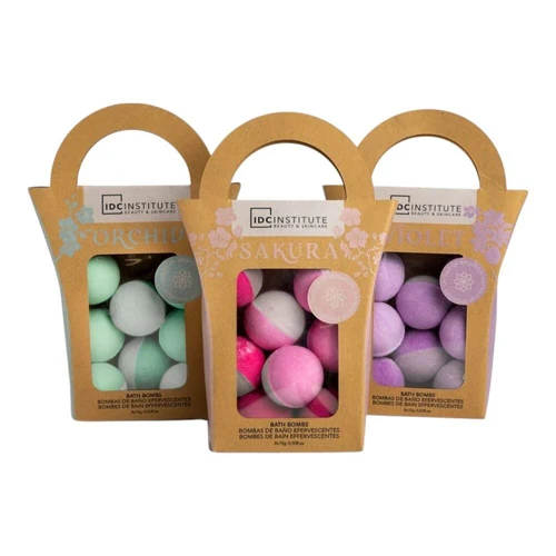 Шипучая бомба для ванны IDC Institute Zen Bath Bombs Bag 8*15g