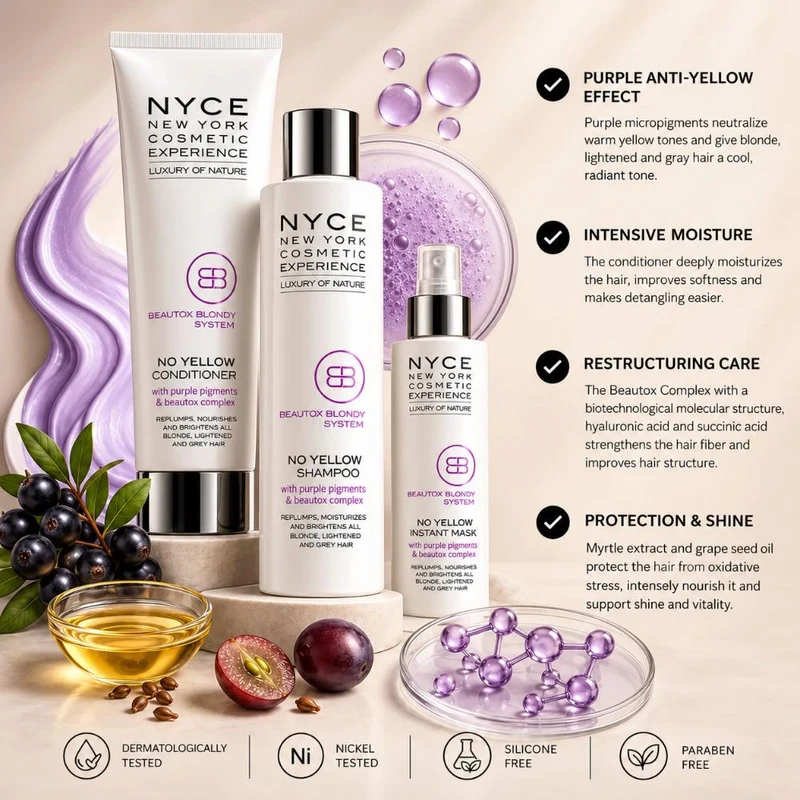 Кондиционер для волос Nyce Beautox Blondy System No Yellow Conditioner 2